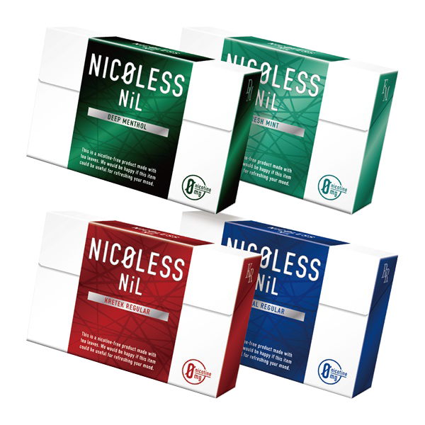 NICOLESS NiL<br>吸い比べ 4種類